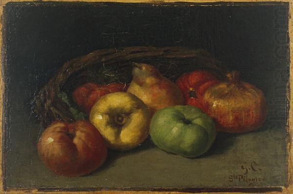 Still Life with Apples, Pear, and Pomegranates, Gustave Courbet